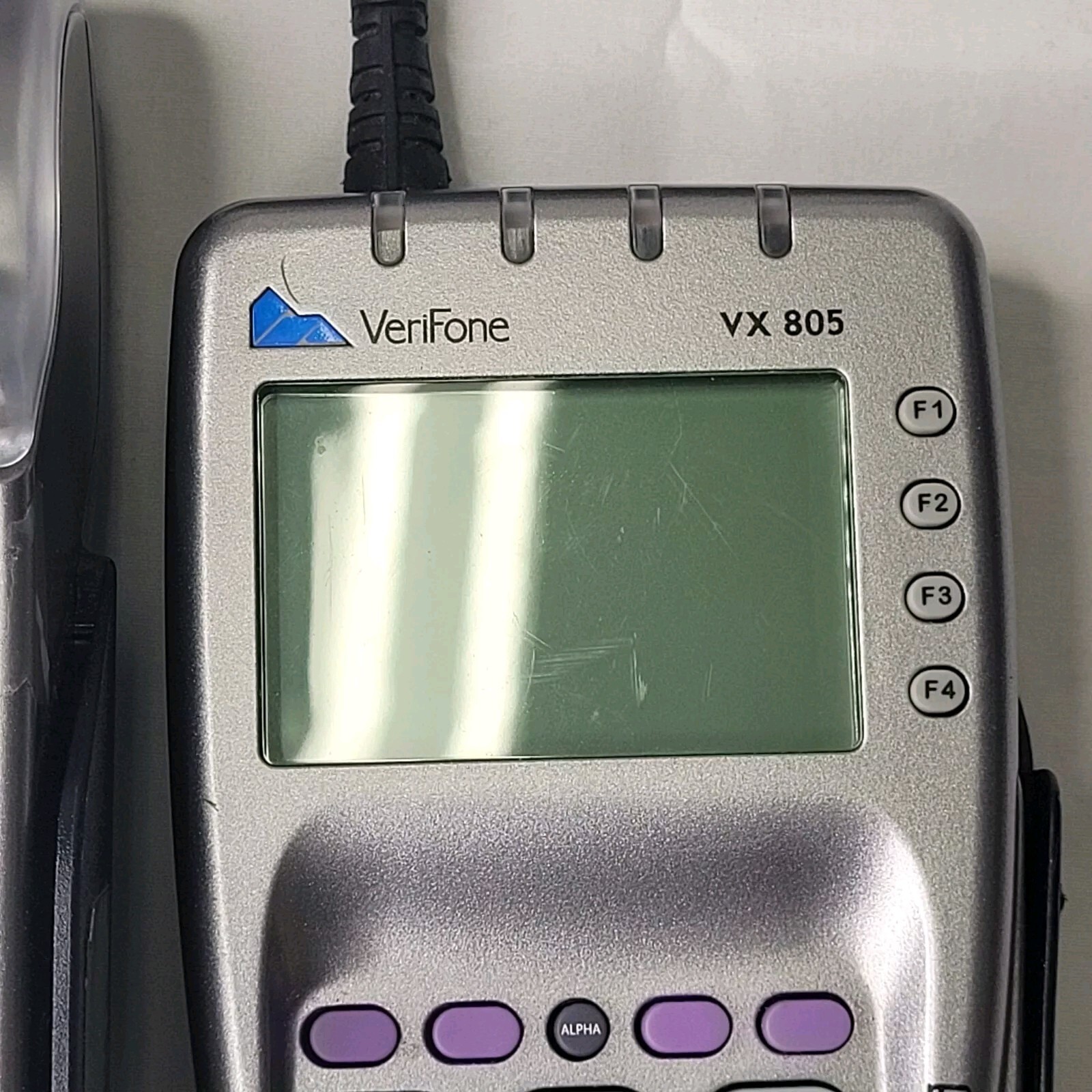 Verifone VX 520 Terminal and VX 805 CTLS PIN Pad Bundle with Power Supply Cables