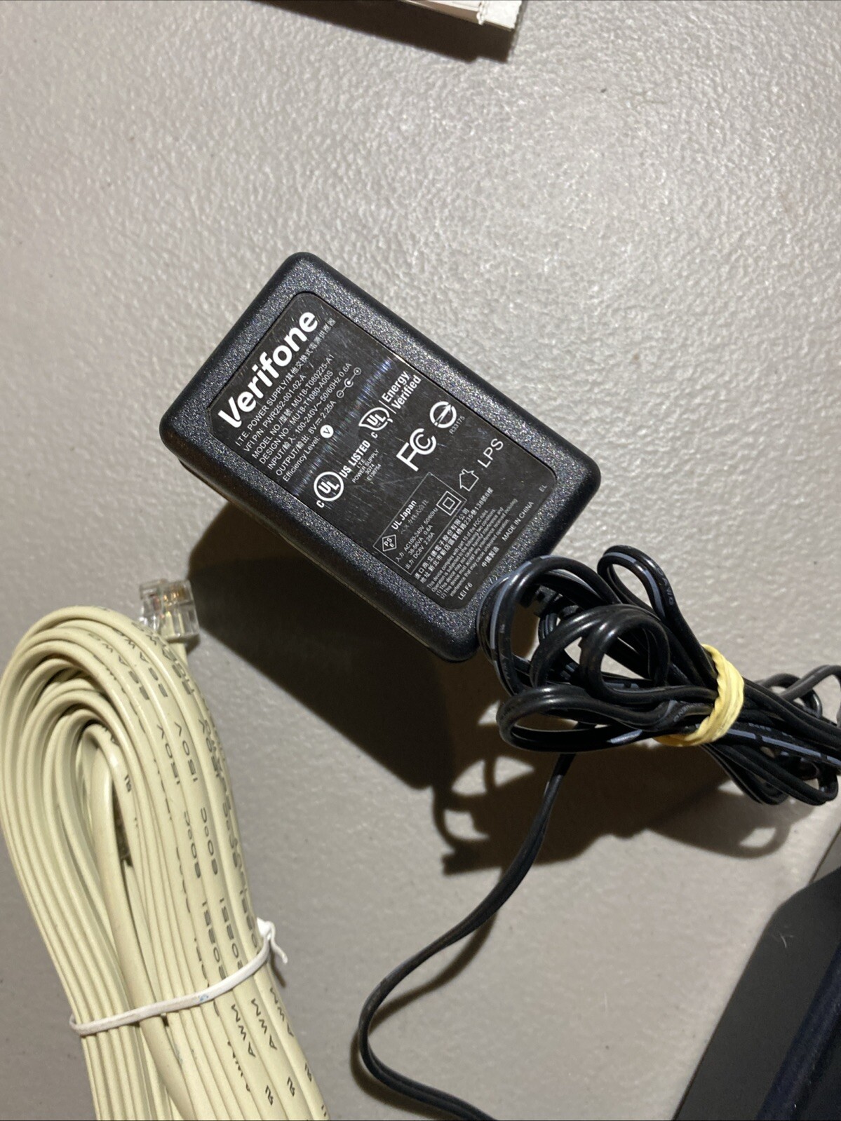 Verifone VX520 VX 520 Credit Card Machine Terminal Reader Unit Wired Power Cord