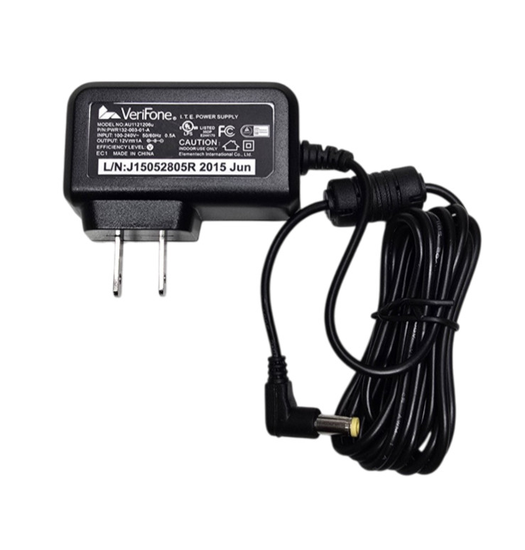 VeriFone 12V Power Supply MX915, MX925, PWR132-003-01-A, Model No AU1121206u NEW