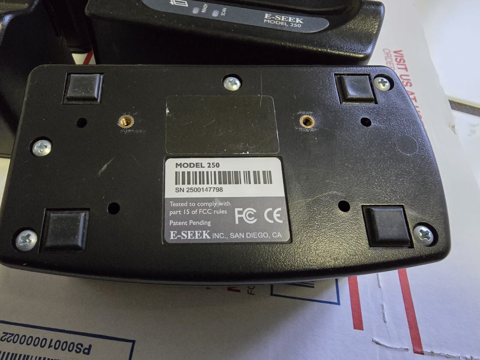 E-seek Model 250 2D Barcode MSR ID Reader Scanner With CN6000 USB Smart Cable
