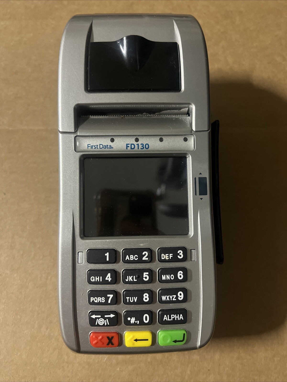 FIRST DATA FD130 Credit Card Machine Printer (NO PAPER ROLL)
