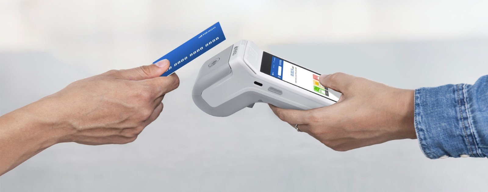 Brand New NexGO N82 Smart POS Terminal With Printer And Large Battery