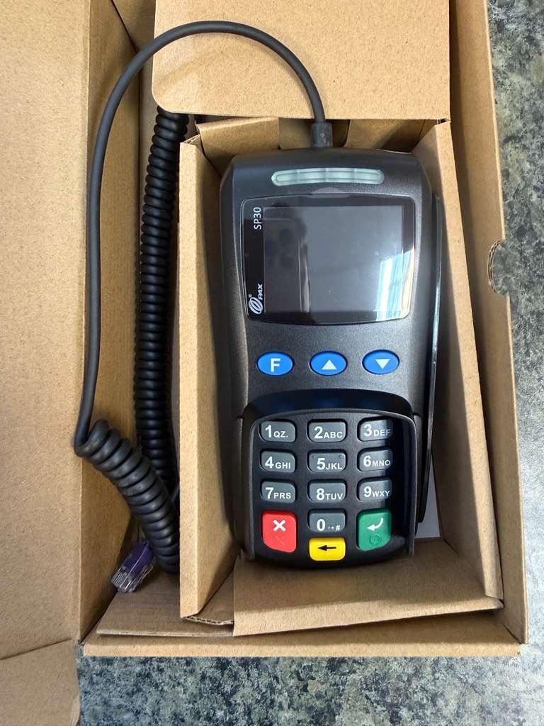 PAX SP30 Pin Pad Credit Card Terminal Reader NEW