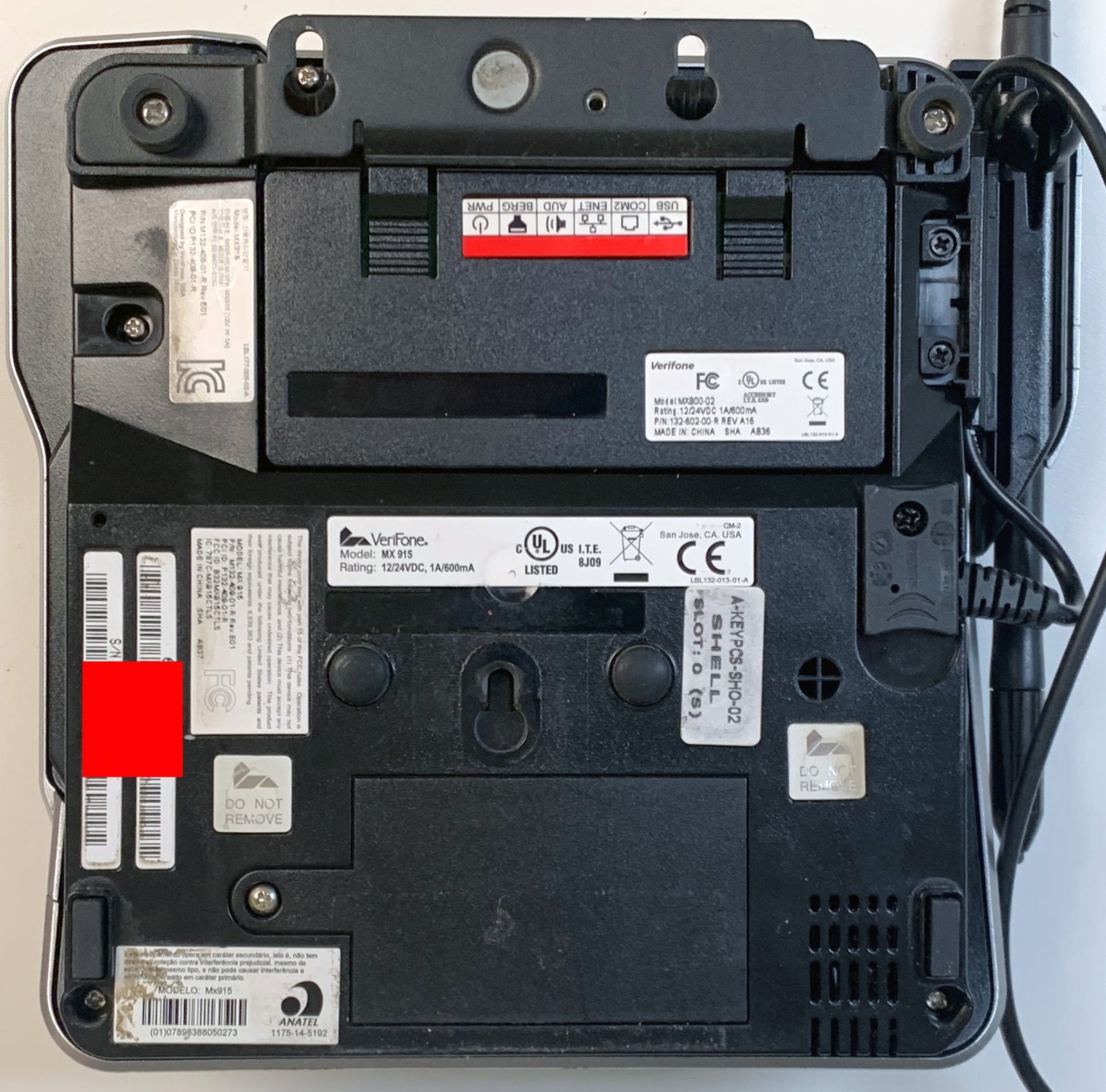 [Lot6] Verifone MX915 M132 PCI 3 Shell SHO-02 Pinpads w/ Extras [EMV/NFC Tested]