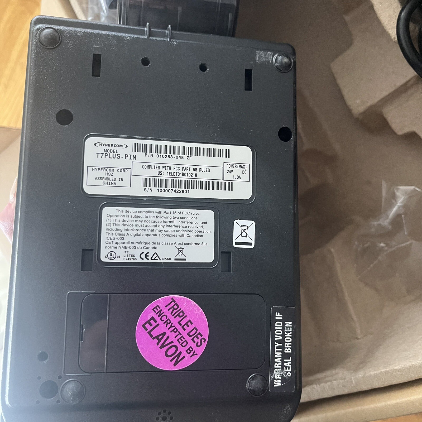 Hypercom T7Plus POS Credit Card Terminal
