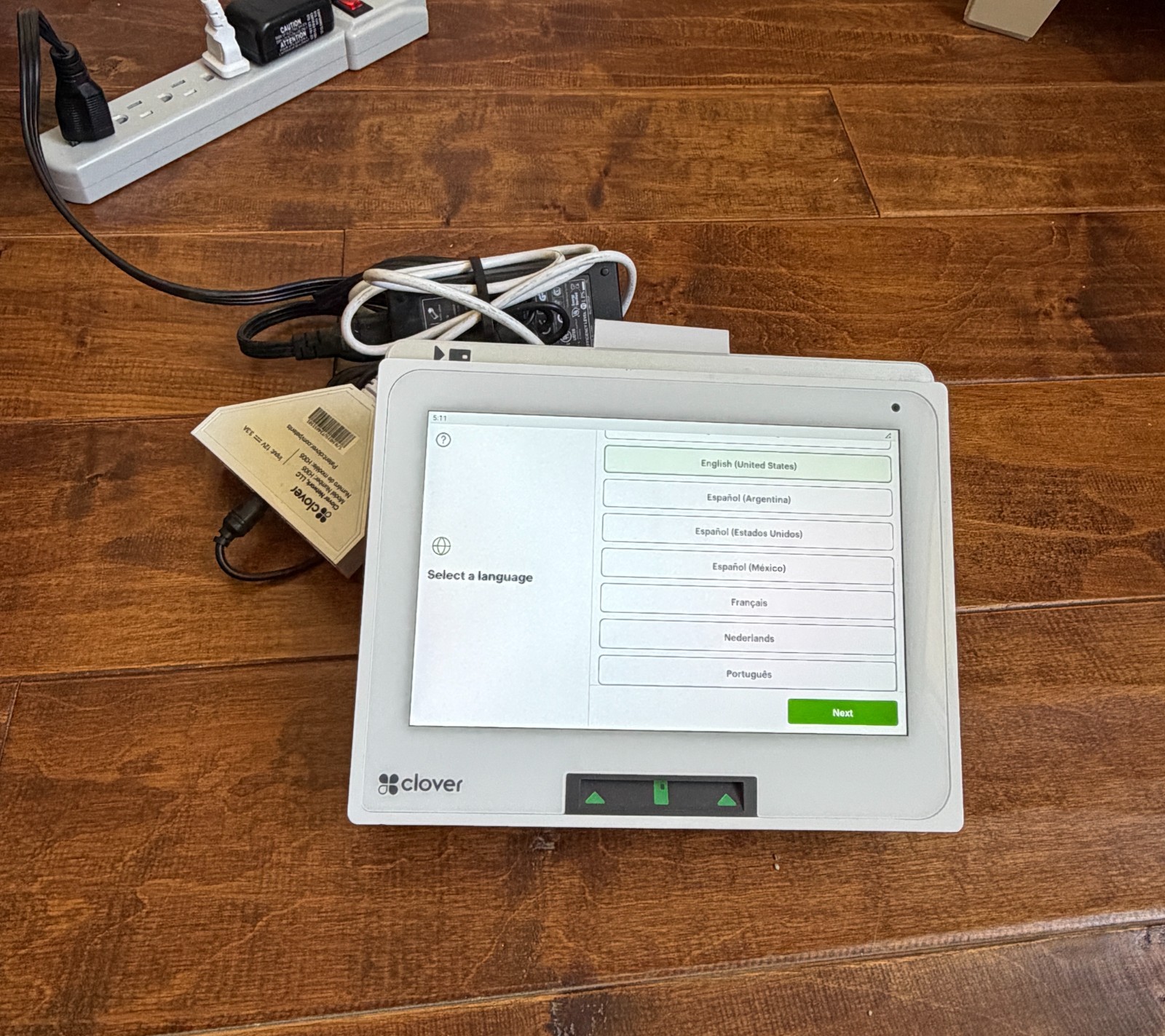 Clover Mini 3 C305 POS Touchscreen Credit Card Terminal w/ Hub + Power – Reset