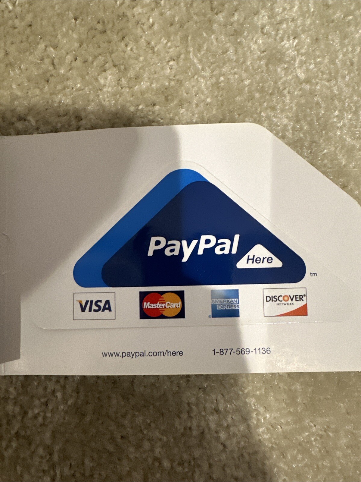 PayPal Here Card Swipe Reader Aux 3.5mm for phone tablet android iphone
