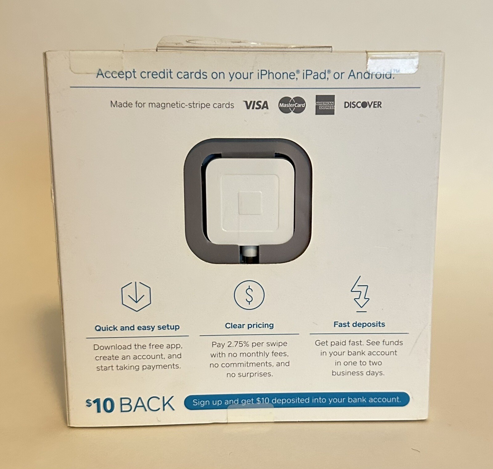 Square Credit Card Reader for iPhone, iPad and Android NEW