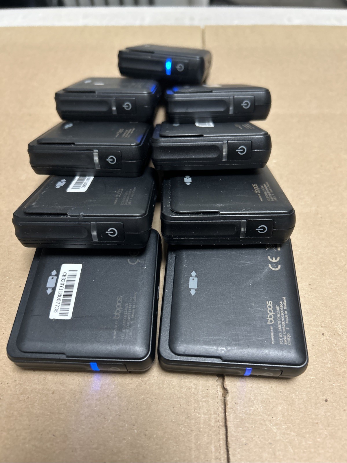 Lot Of 8 BBPOS CHB20 CHB2A Chipper BT Reader