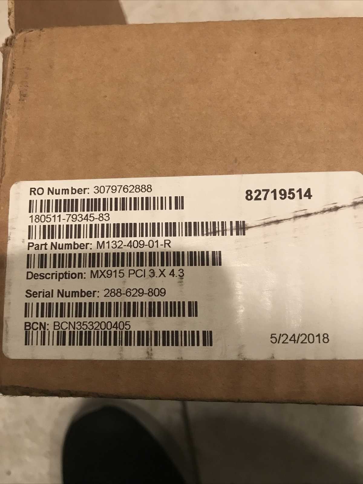 Verifone MX 915 M132-409-01-R Pin Pad Payment Terminal w/Pen