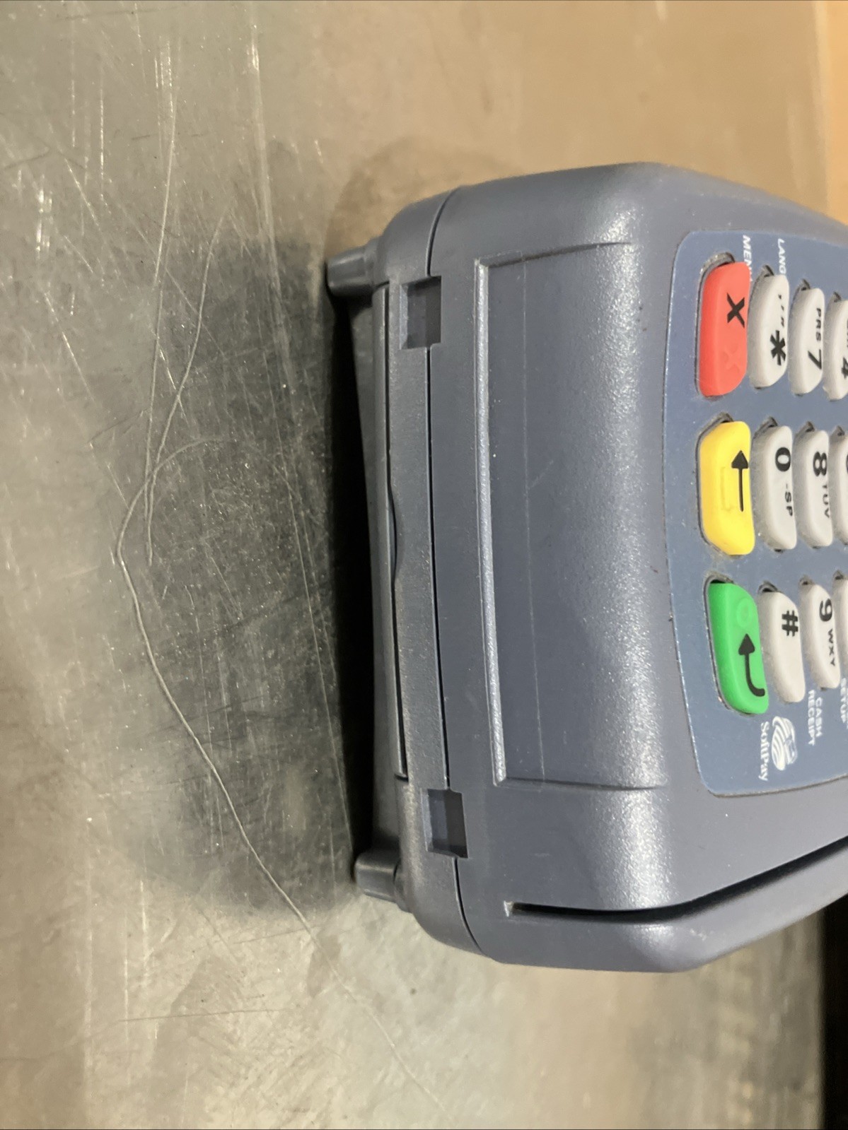 VERIFONE VX510 DIAL CREDIT CARD TERMINAL – PCI COMPLIANT NO POWER CORD C6-8