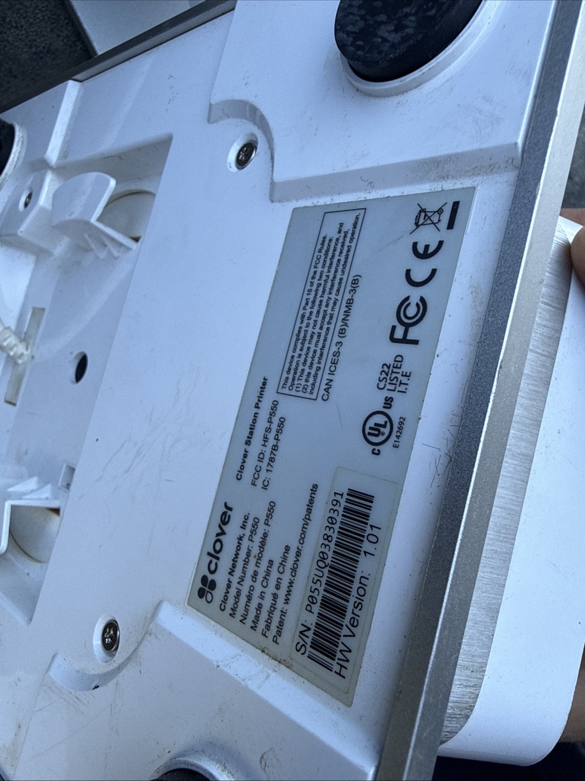 Clover Station C500 POS Point of Sale System w/ Printer P550 + H500 Hub (READ)
