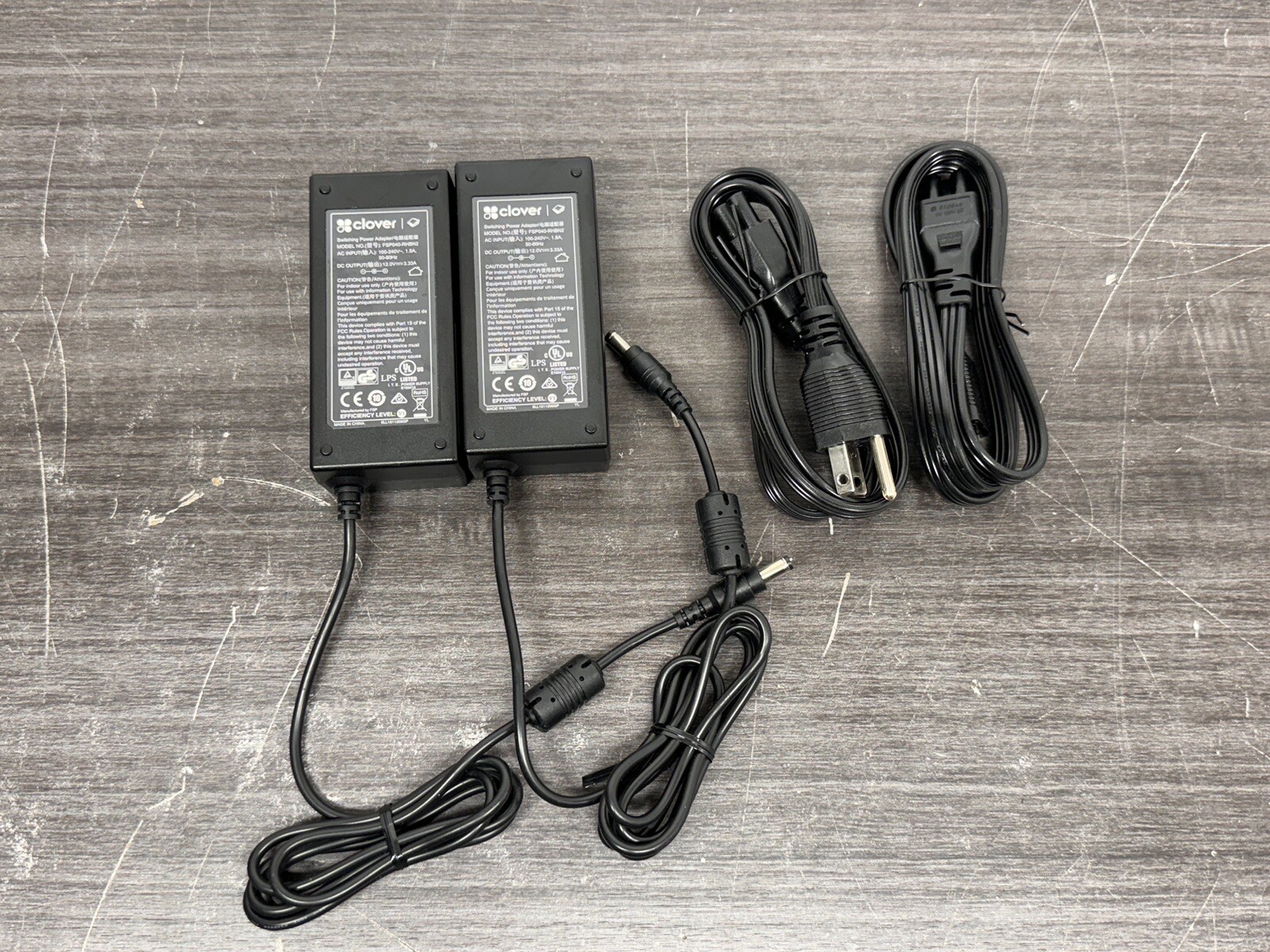 Lot Of 2 Clover FSP040-RHBN2 12V 3.33A Power Supply Adapters – P11