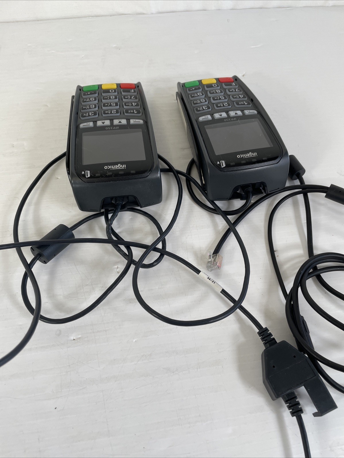 2x INGENICO IPP350-315 Credit and Debit Card Reader – w/ Cable