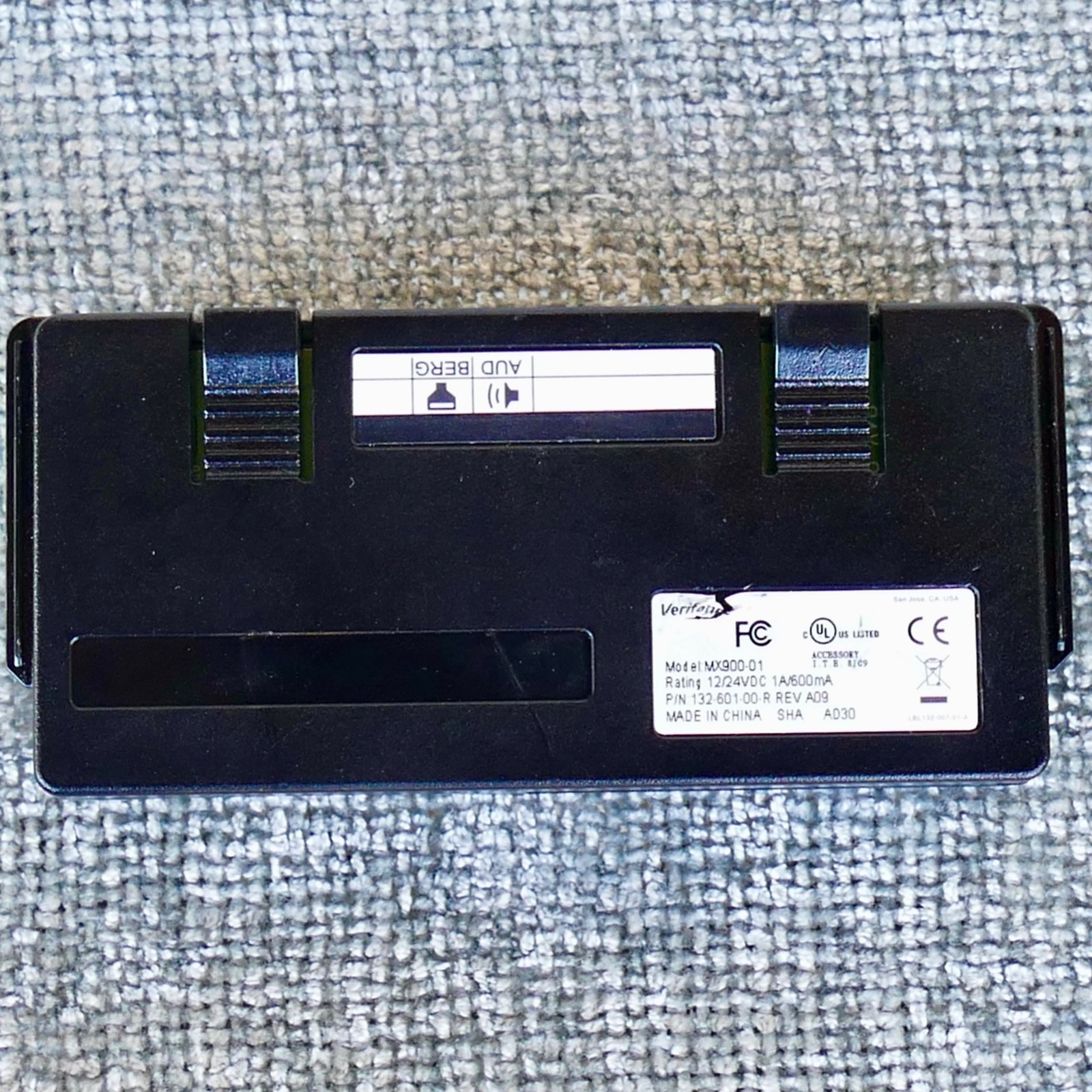 Lot of 2 Verifone MX 915 Pin Pad Payment Terminal w/MX900-01 – mx915