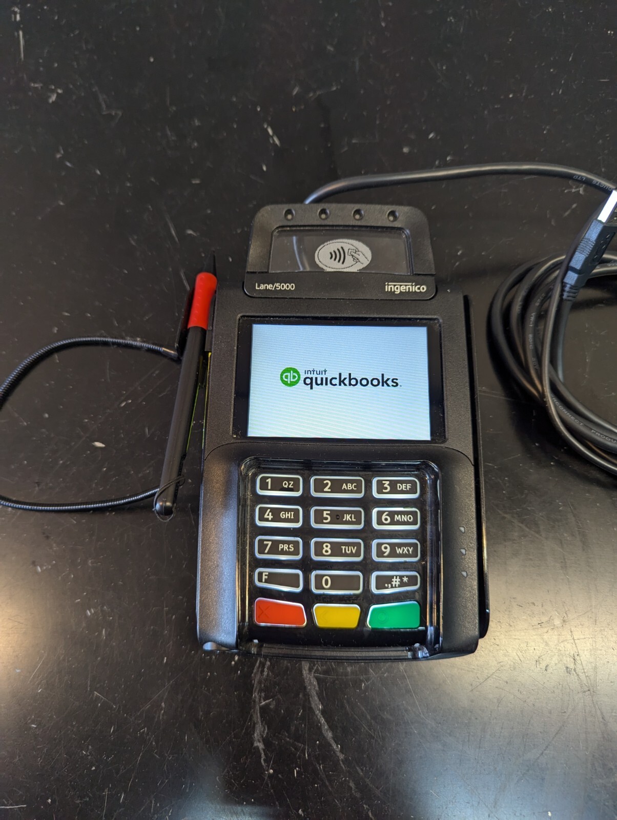 Ingenico Lane 5000 Card Reader Payment Terminal Tap & Stylus LAN500-USTPG07A