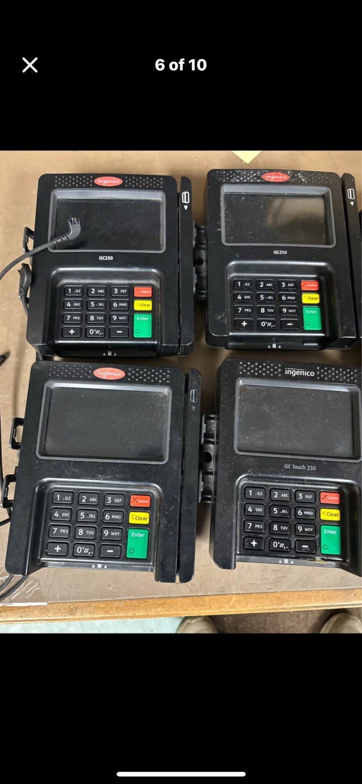 Ingenico iSC Touch 250 Payment Terminals Untested, 29 Of 39Machines Hve Stylist