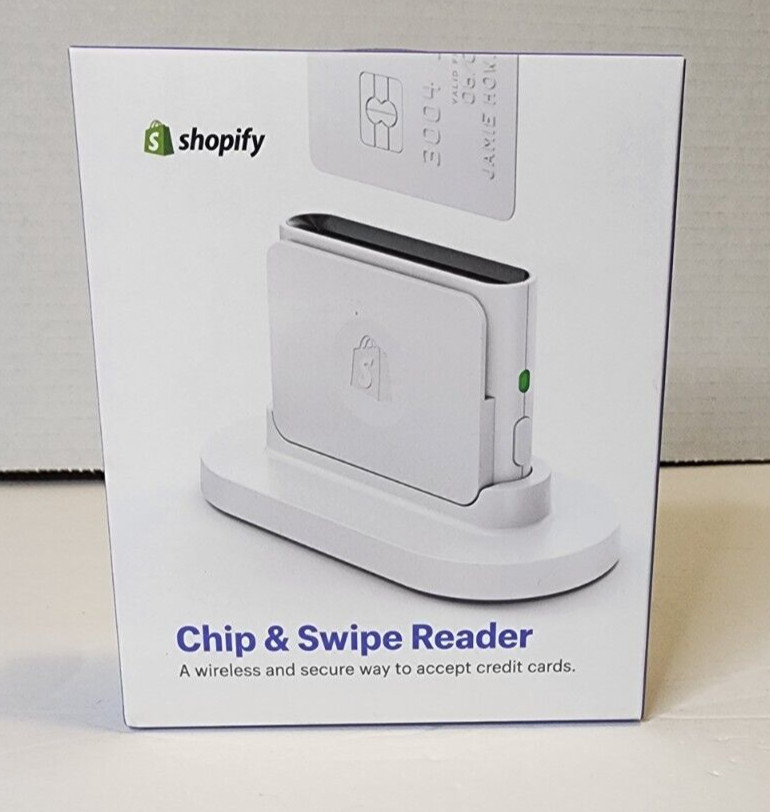 New Factory Sealed Shopify Chip & Swipe Reader Model S1701 – White Unopened