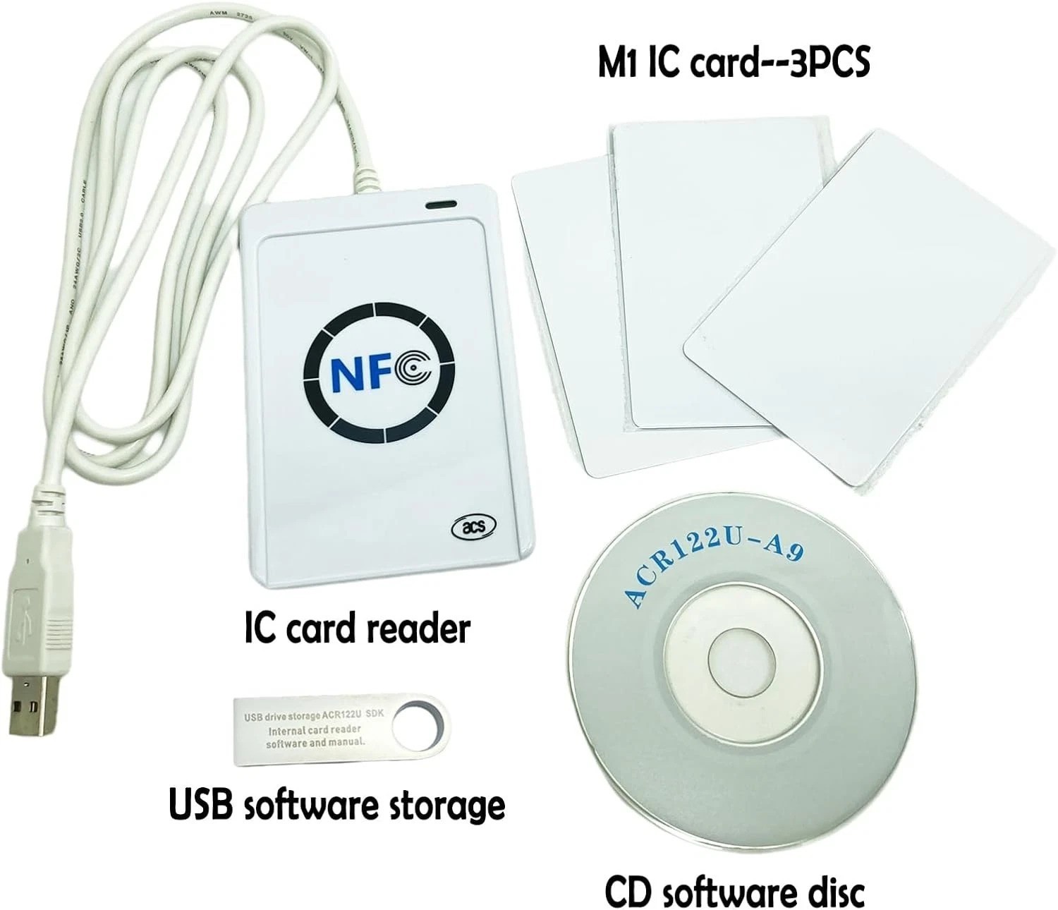 NFC Contactless IC Card Reader Writer USB