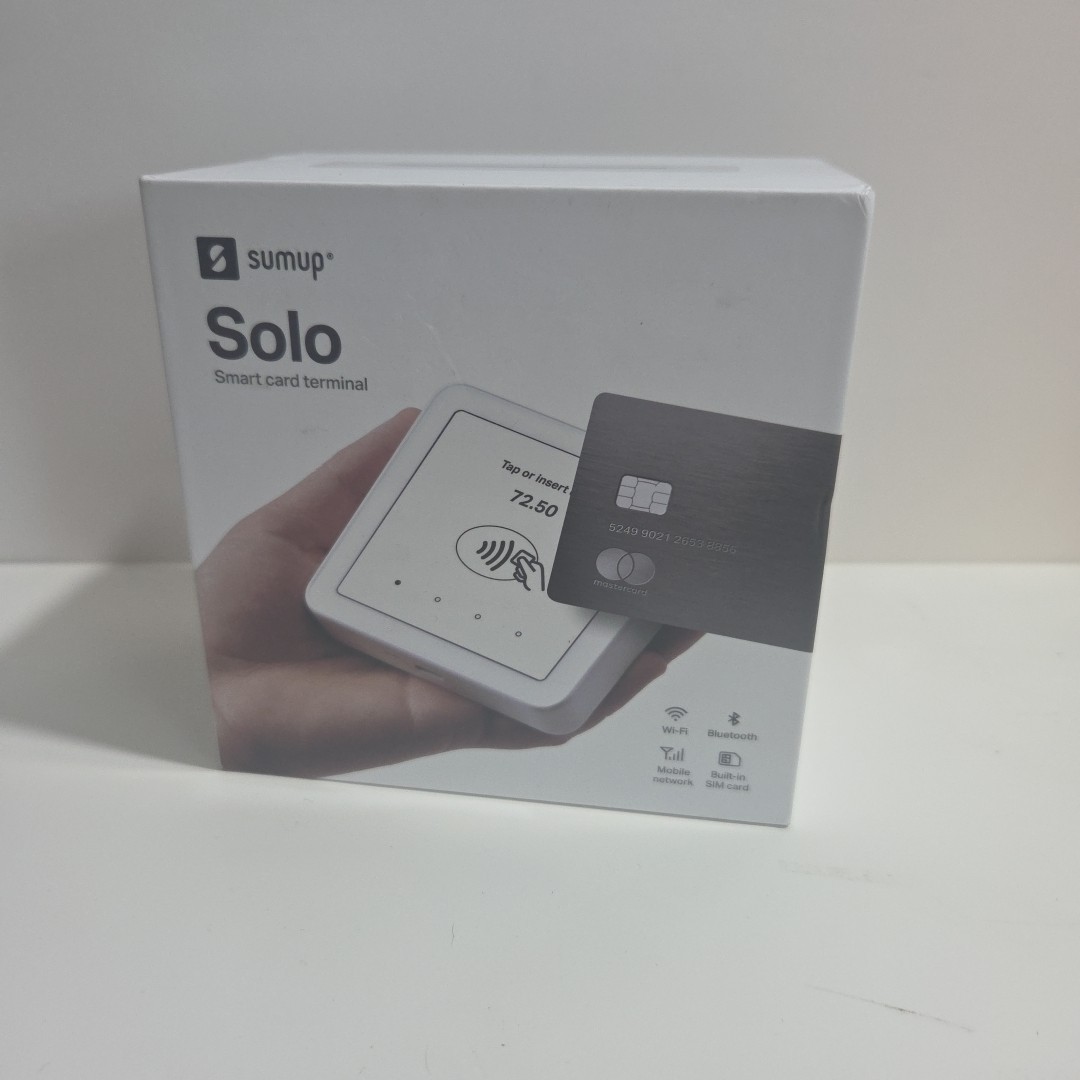 Sumup Solo Mobile Wi-Fi Smart Card Terminal Reader White