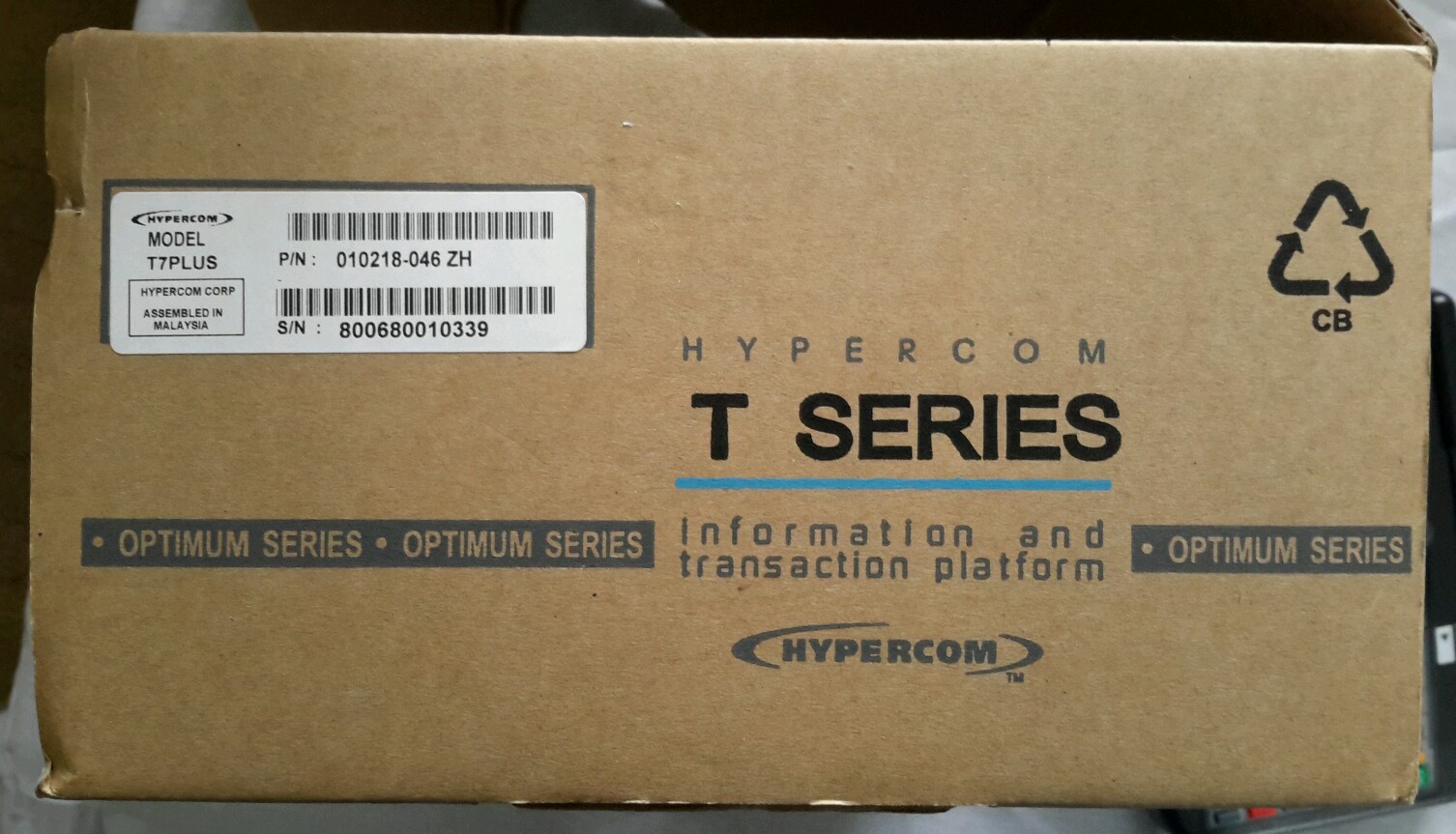 Credit Card Machine T-Series Model T7 Plus Optimum Transaction Terminal Hypercom