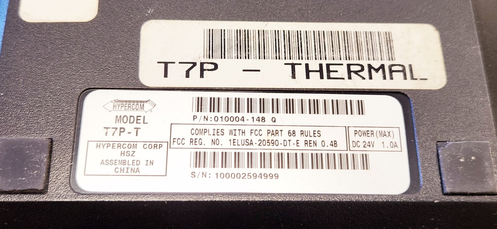 HYPERCOM T7P-T & VERIFONE VX570 POS CREDIT CARD READERS LOT (USED)