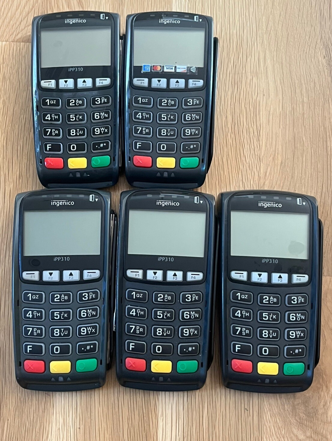 Lot of 5-Ingenico IPP310-11T2485A Fast Payment Terminal integration No Cords