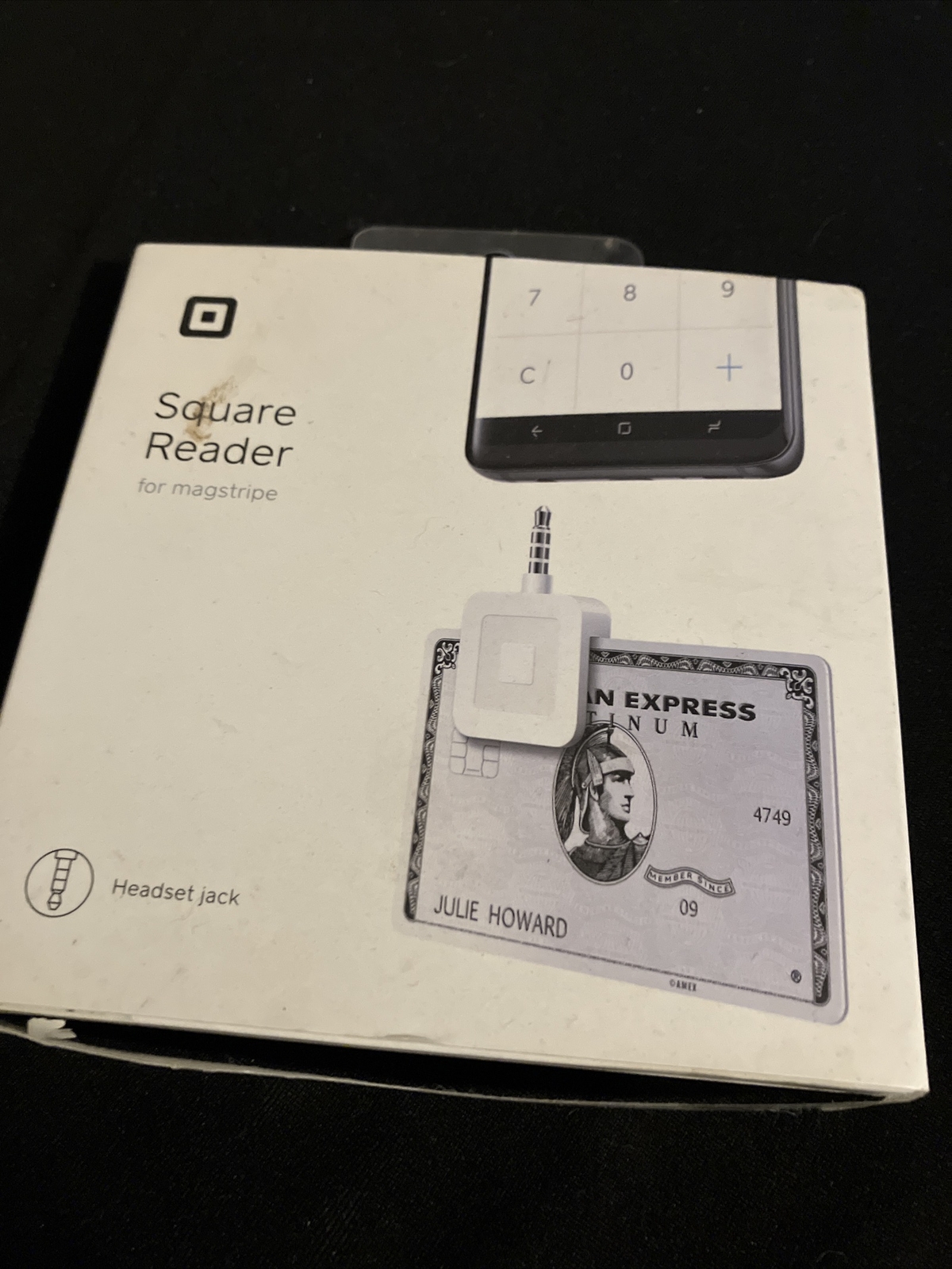 Square Reader for Magstripe with Headset Jack Credit Card Reader IOS/Android