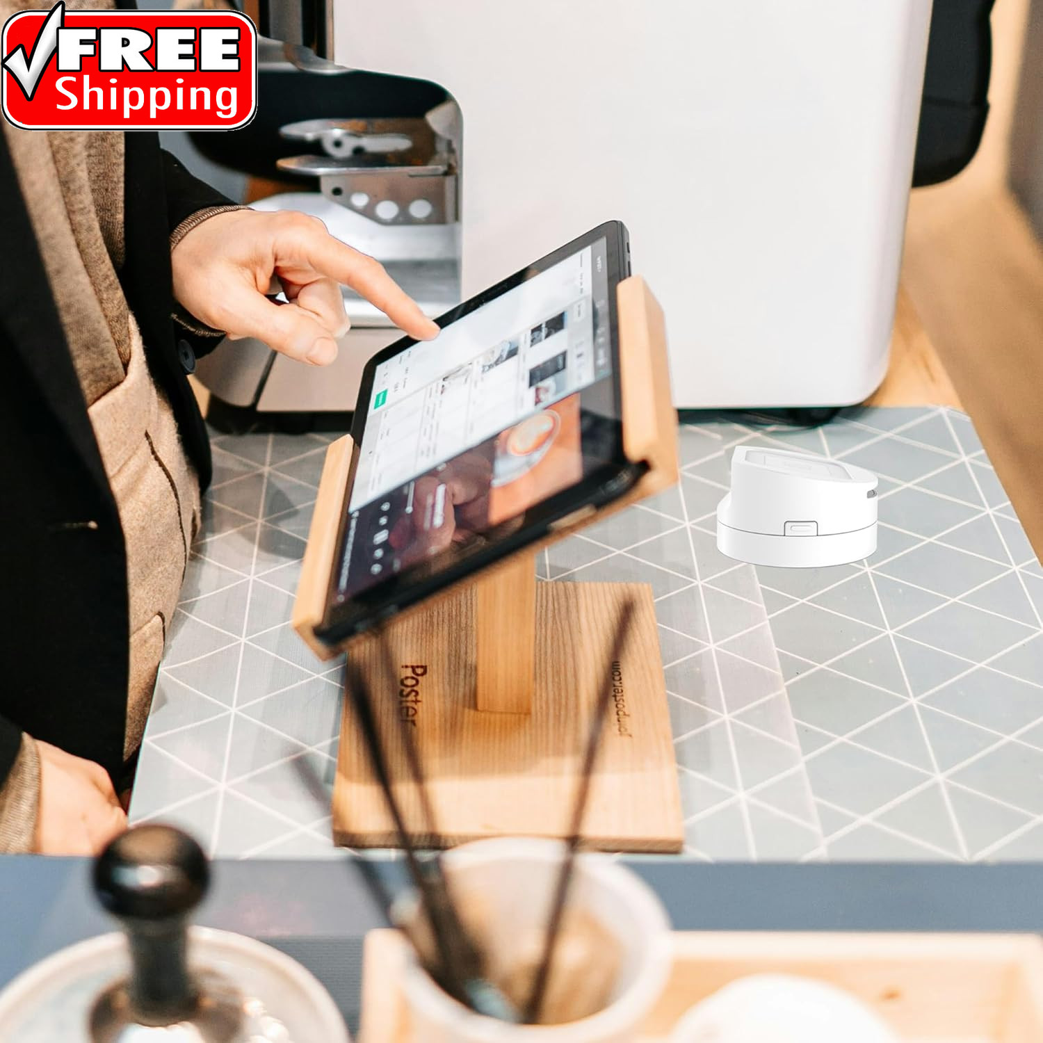Dock for Square Reader – Compatible with 1St and 2Nd Generation Square Reader, E