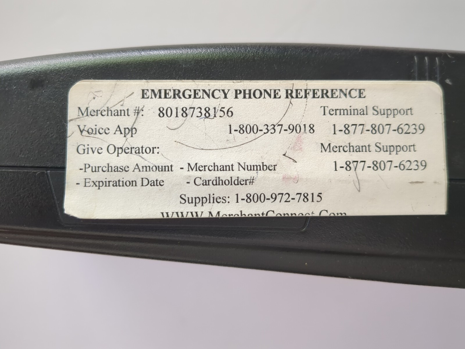 HYPERCOM T7PLUS Credit Card Payment Terminal P/N 010283-048 ZE