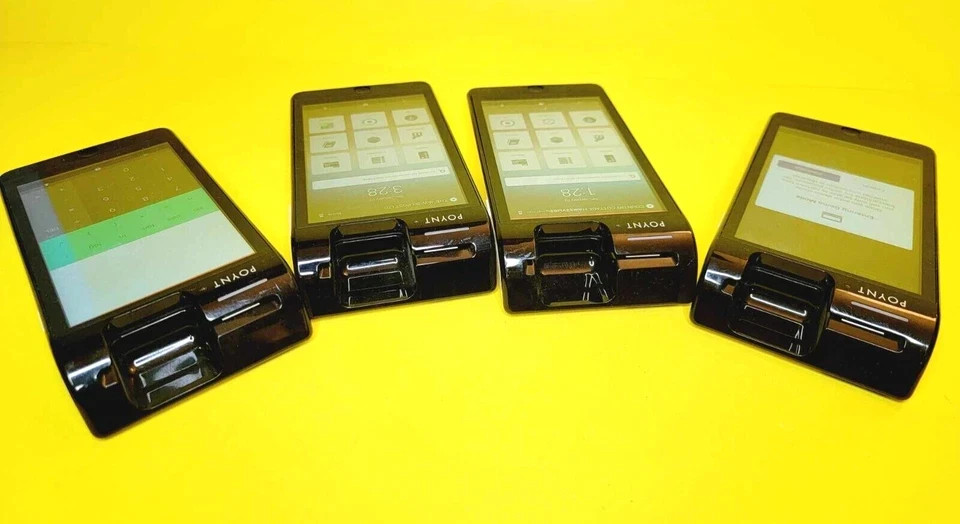 *UNTESTED* LOT 4x M2W3140A POYNT 5 CREDIT CARD PAYMENT SMART TERMINAL READER POS