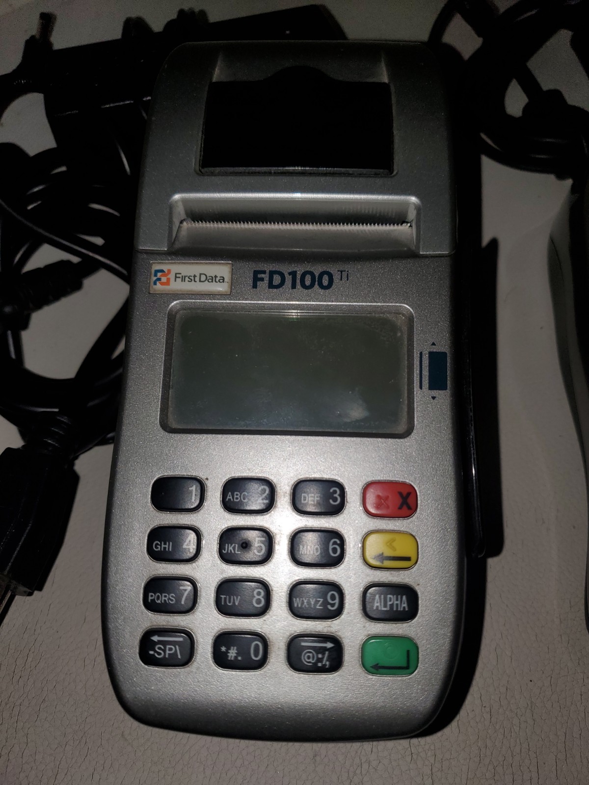First Data FD100ti and FD35 POS Credit Card Terminals Touch to Pay