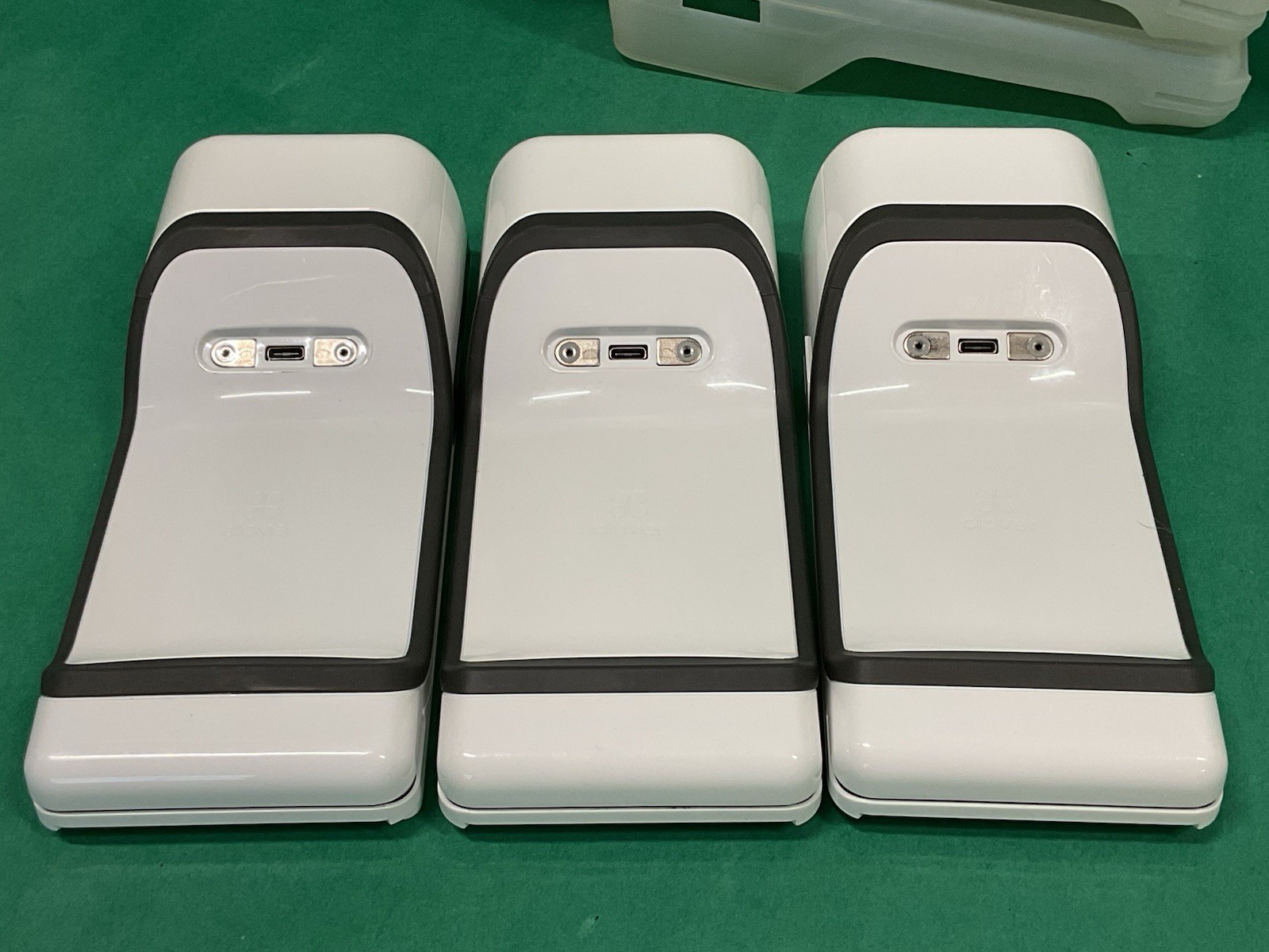 Lot Of (3) Clover Flex C403 Credit Card Payment Machine *Locked* With Extras