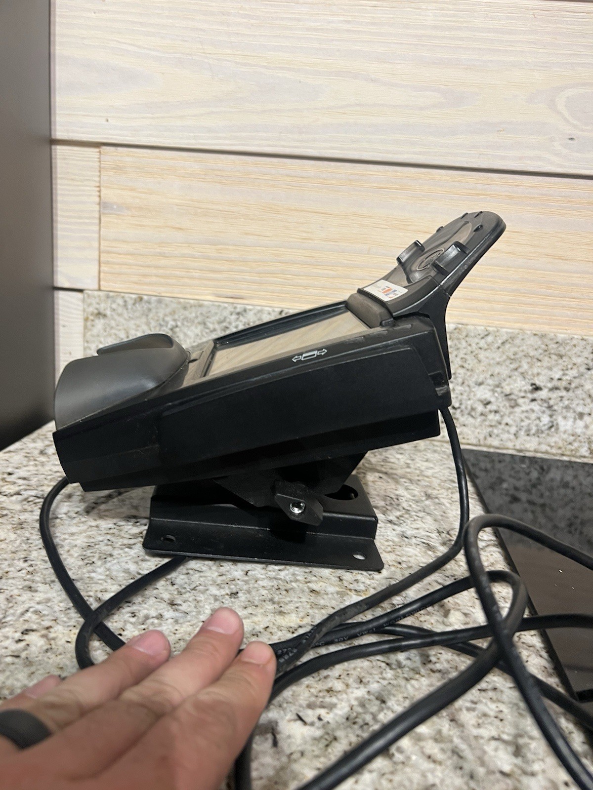 Equinox L5300 Credit Card Terminal – Black – W/ Power Cord & HD Adjustable Mount