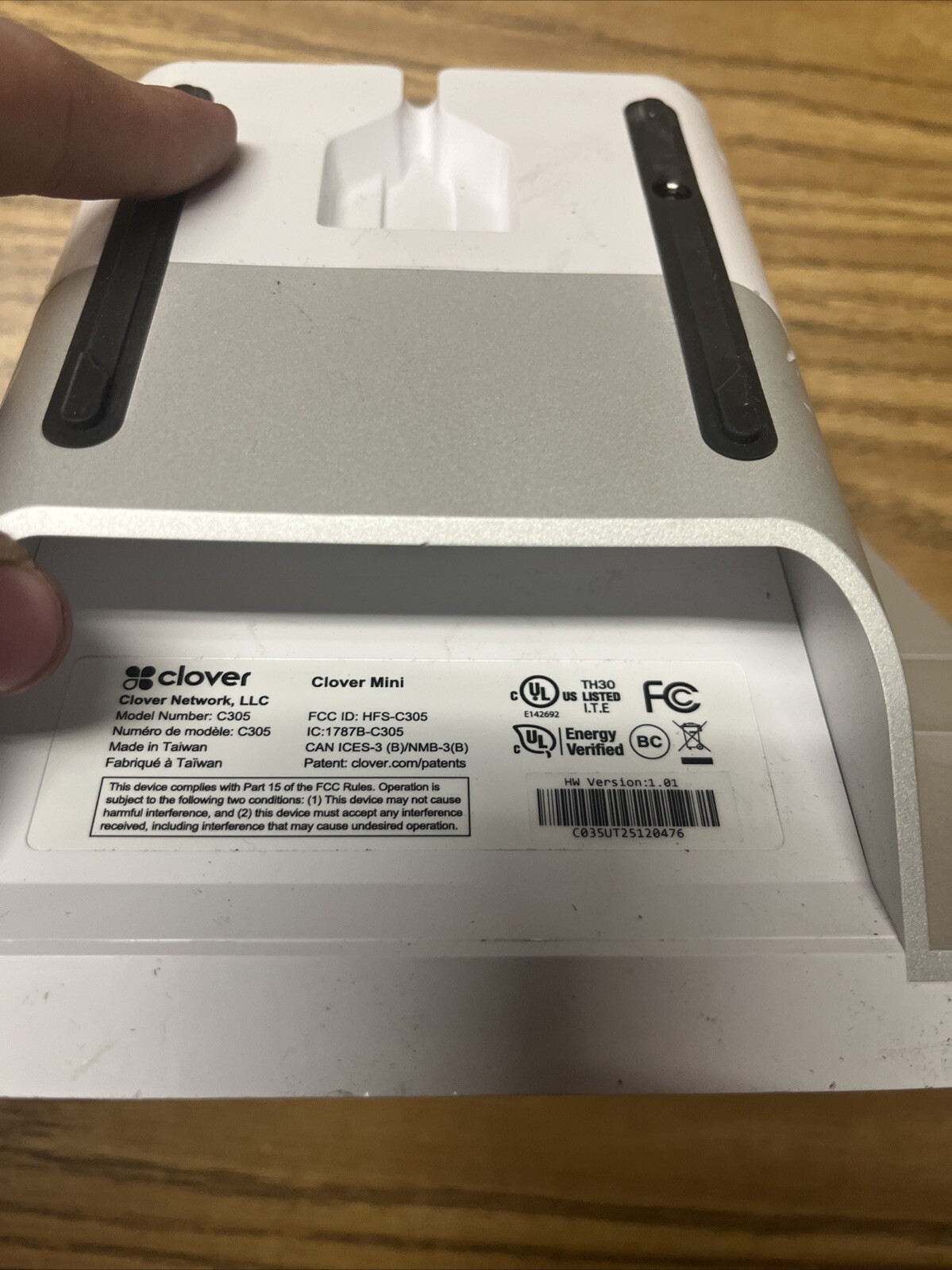 Clover Mini C305 POS System/Credit Card Terminal