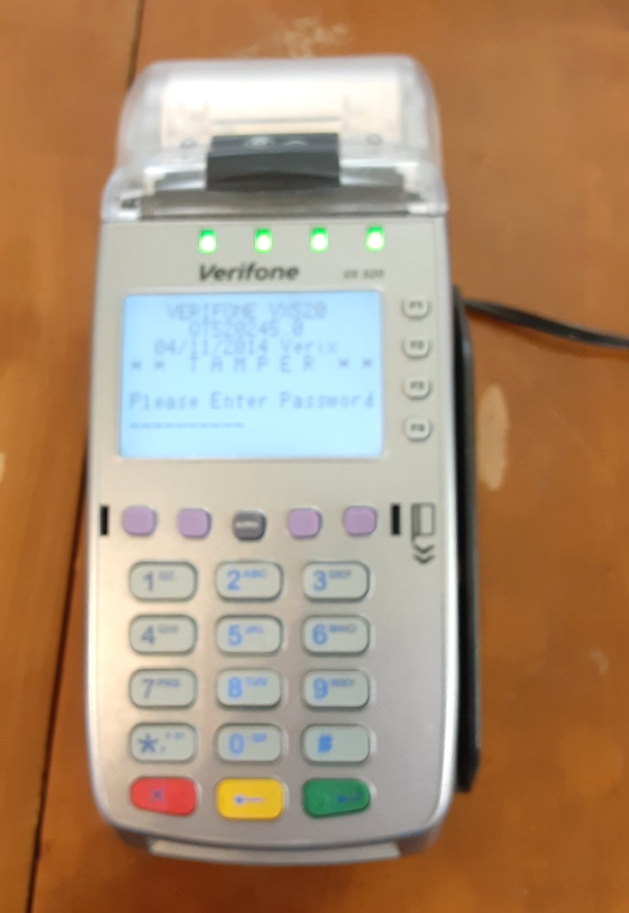 Verifone VX520 Credit Card POS Terminal DIAL/ETH/CTLS w/ Swipe EMV Chip Reader