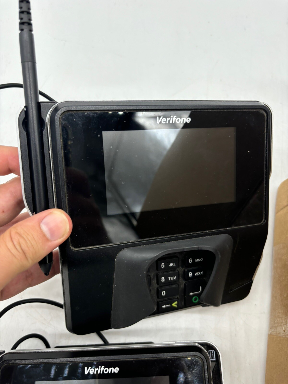 (2) Verifone MX 915 Pin Pad Payment Terminal with chip reader & Apple Pay Lot