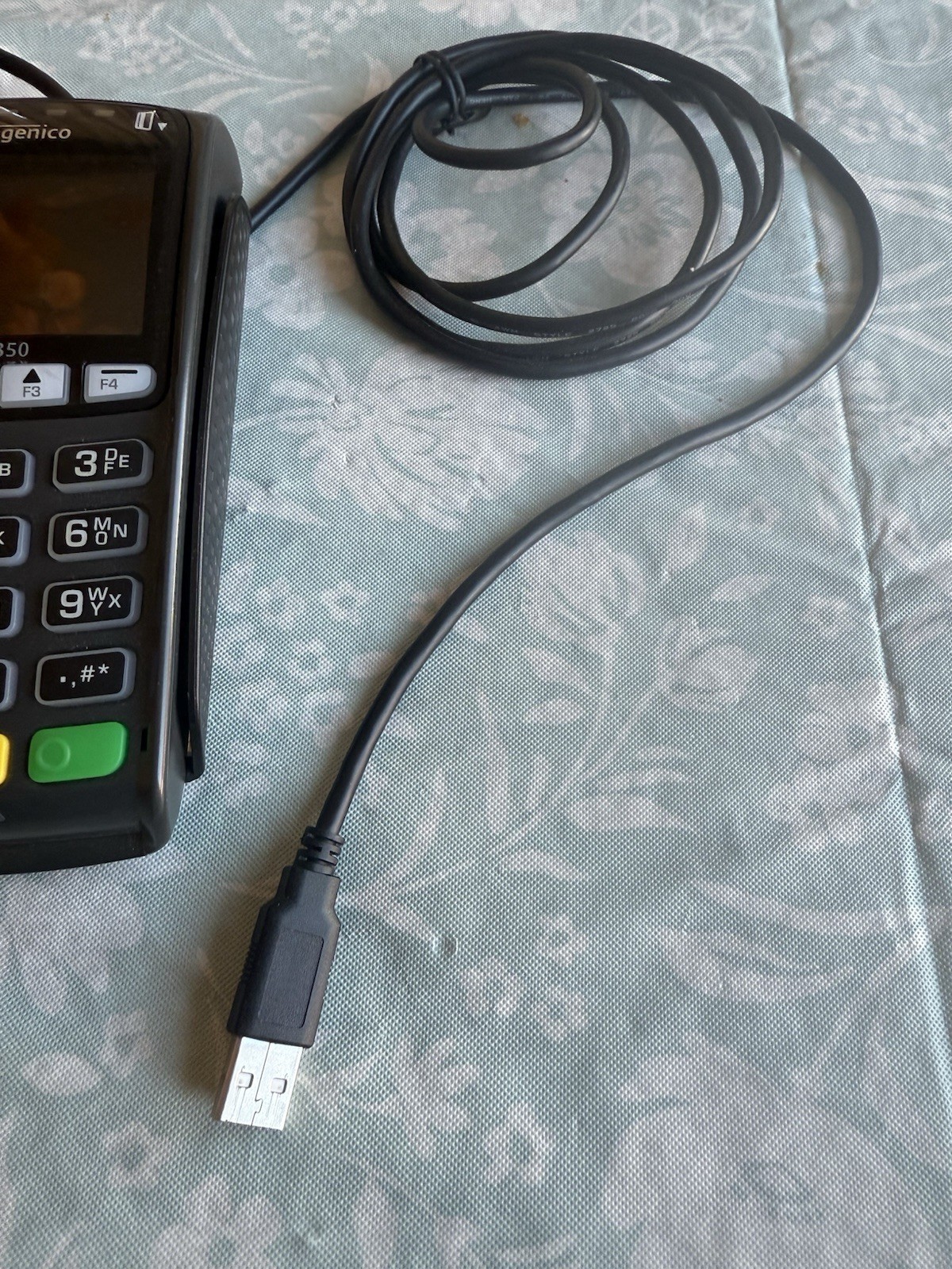 Ingenico iPP350 Credit Debit Card Reader With Power Cord Used
