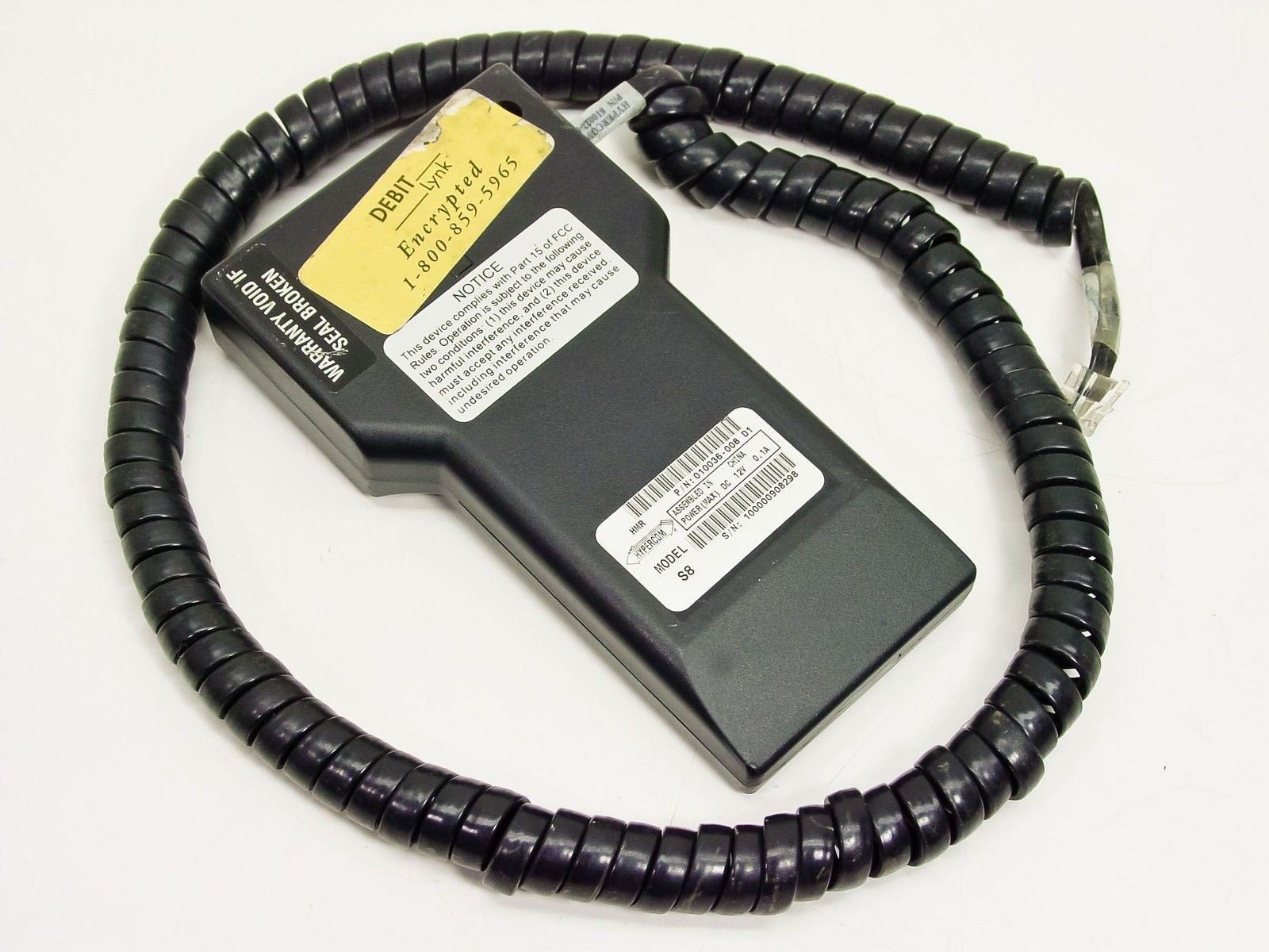 Hypercom S8 Pin pad for Credit Card Machine 010036-008 D1
