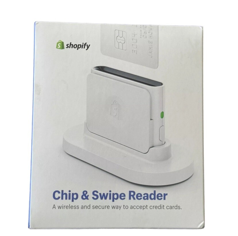 Credit Card Reader – Shopify Chip and Swipe White – Model S1701
