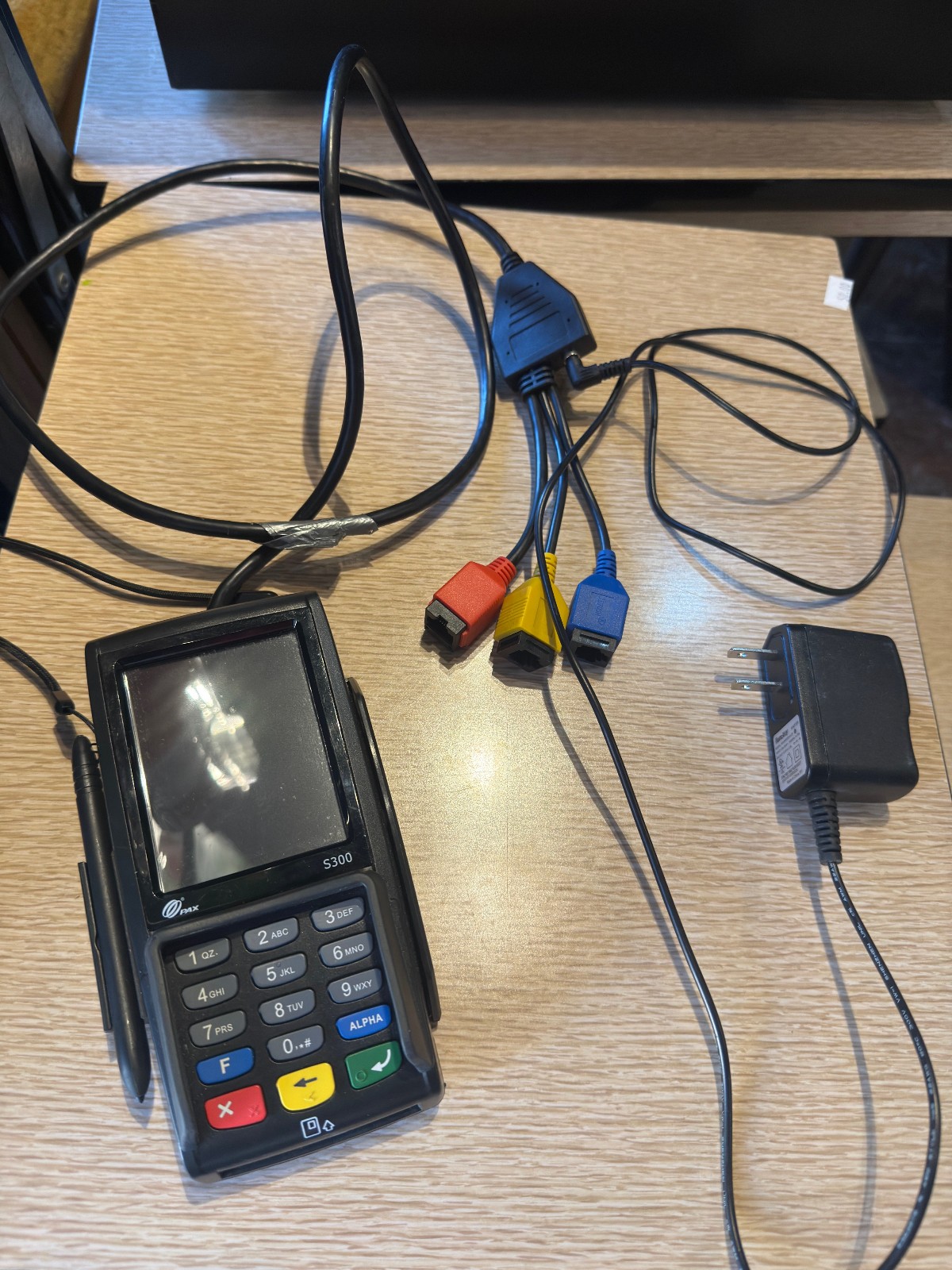 PAX S300 PIN Pad Credit/Debit Card Terminal with Power Adaptor