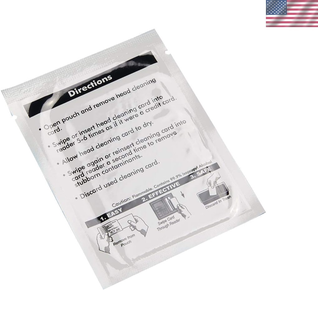 Reliable Credit Card Cleaner – 50 Dual-Sided CR80 Cleaning Cards for All Devices