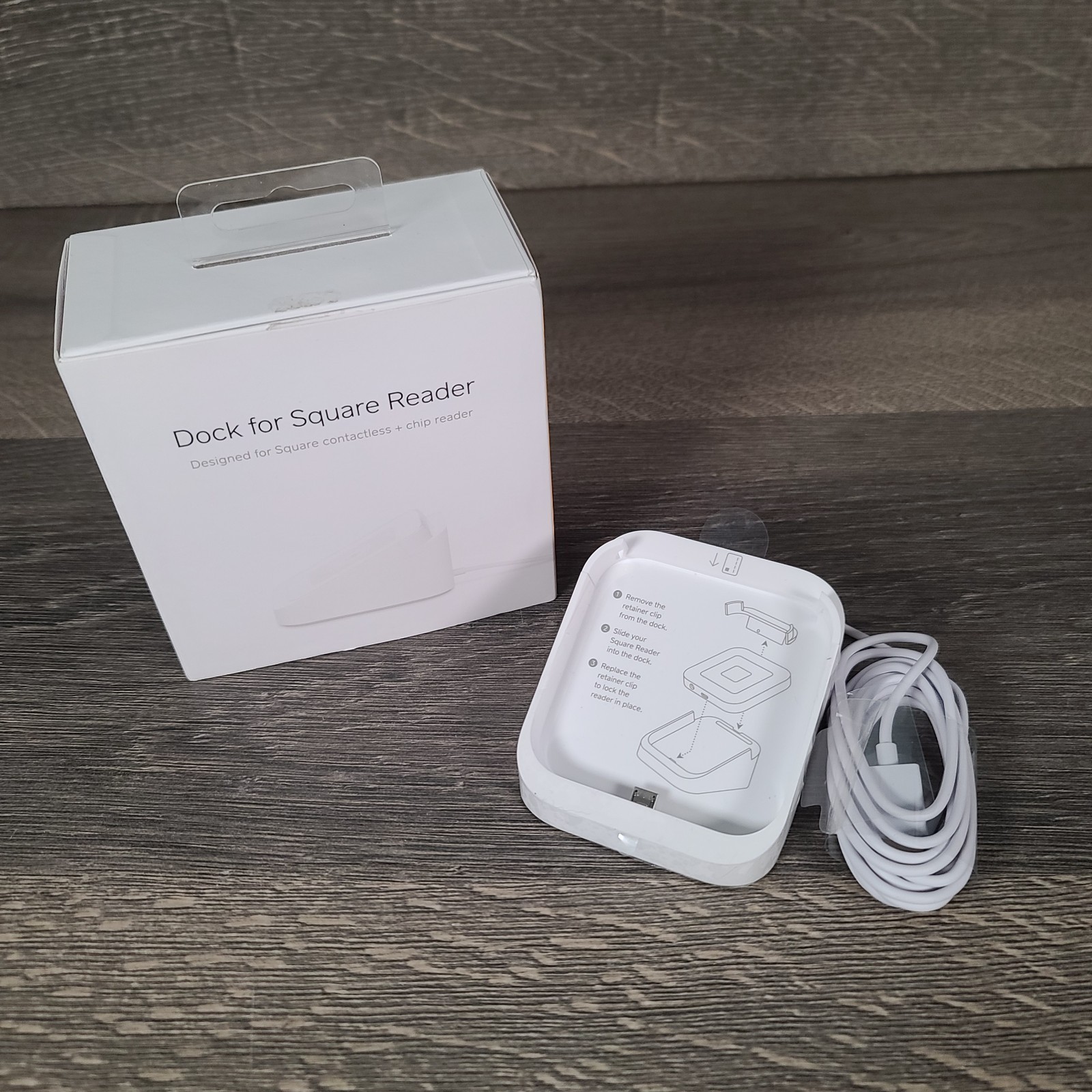 New Open Box Square Dock For Square Reader Contactless Credit Card Reader