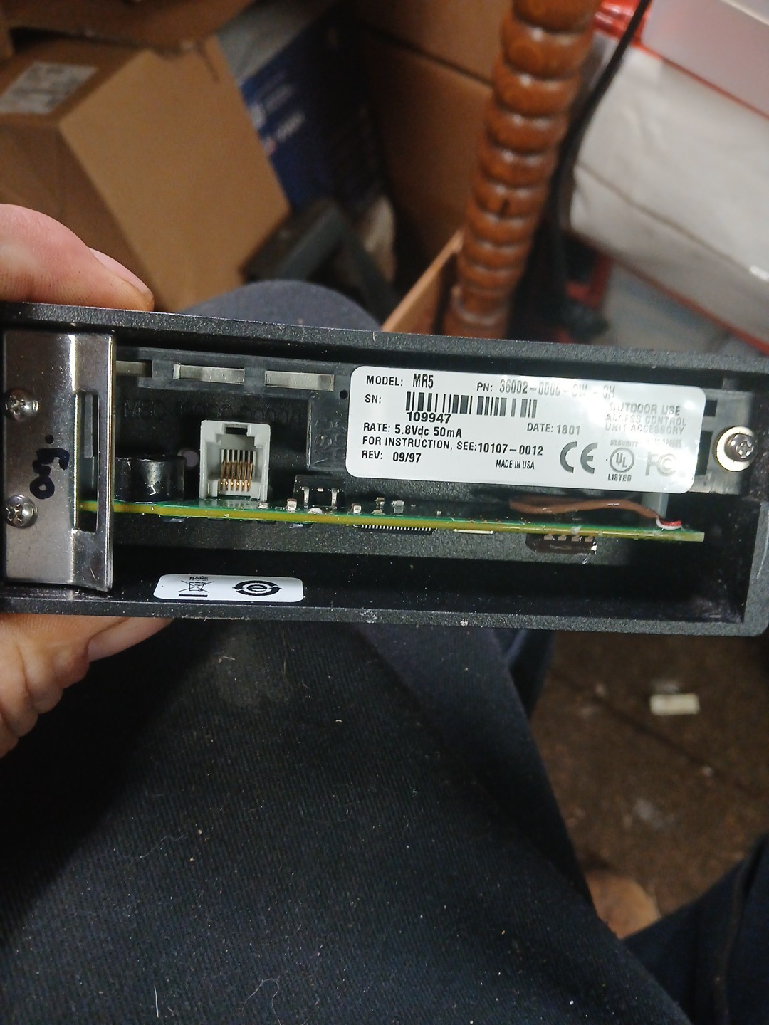 Hirsch MR-5 (or MR5) Magnetic Stripe Card Reader.