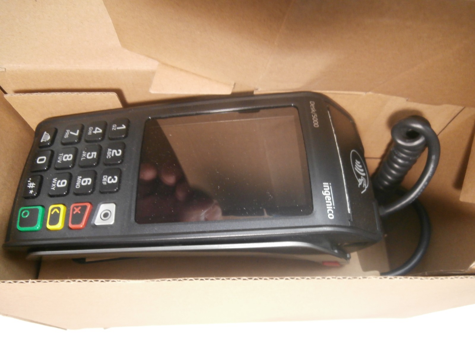 Ingenico Desk 5000 PCA3331037C/TCA3331037C Payment Terminal Untested Appears New