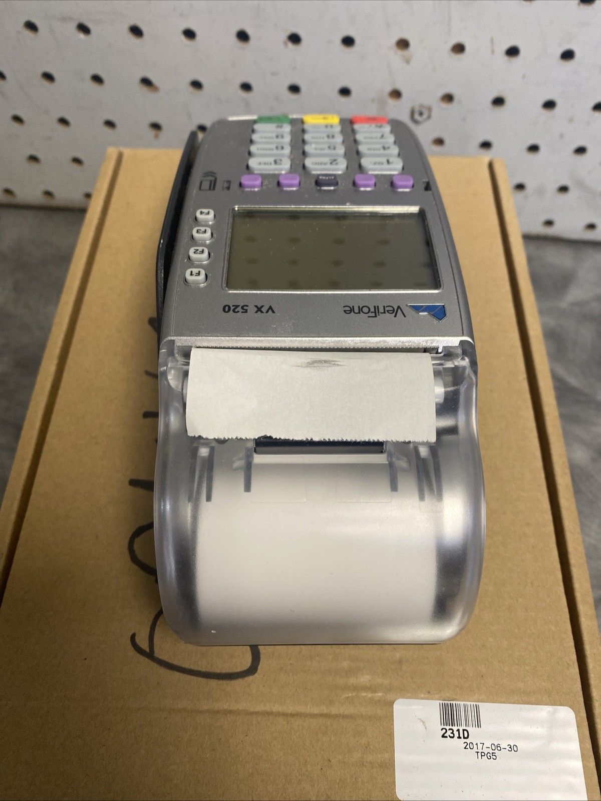 Verifone VX520 VX 520 Credit Card Machine Terminal Reader(No Power Cord)