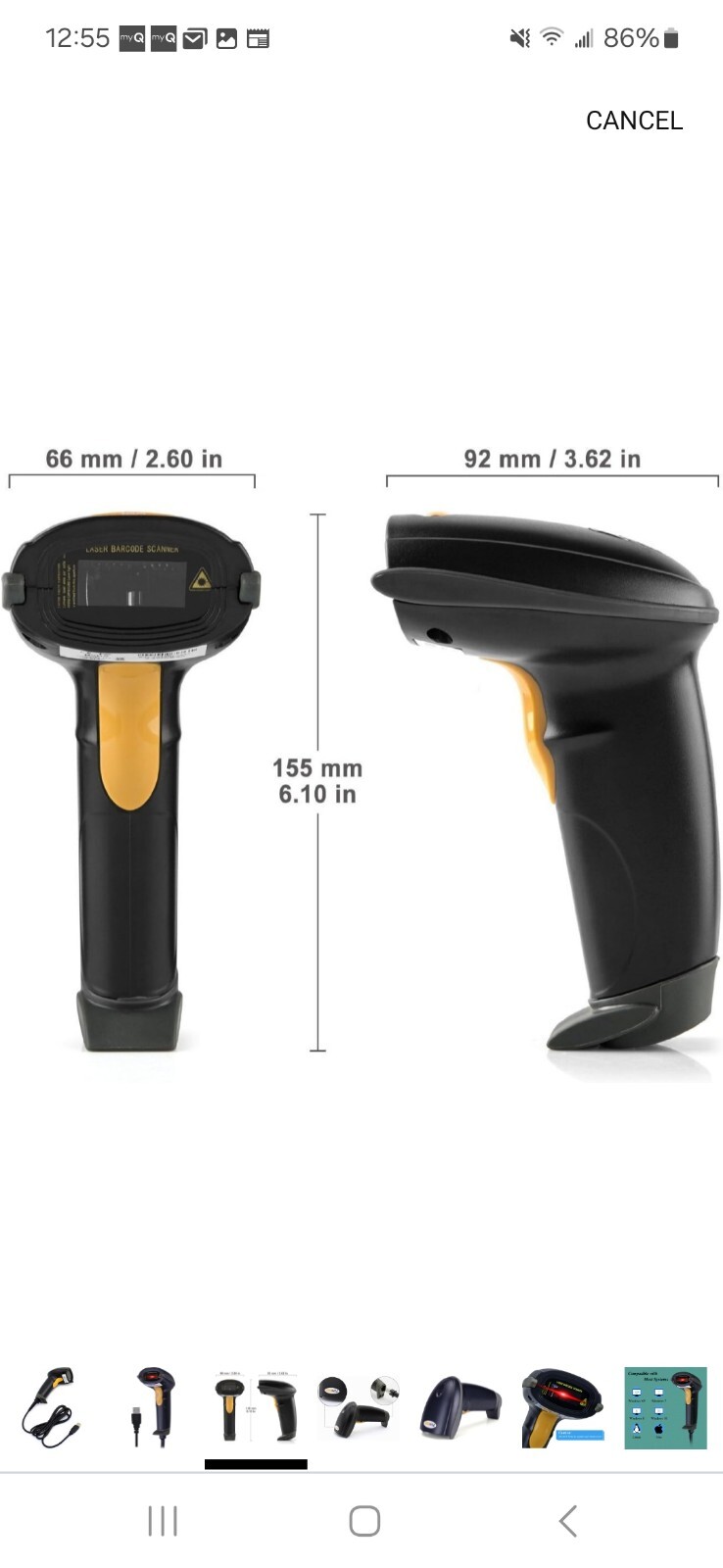 USB Barcode Reader Scanner and Credit Card Reader Kit, (See Discription)
