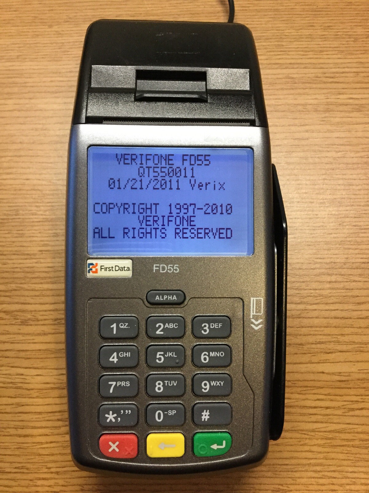 VeriFone-POS-Credit-Card-Terminal-Model-FD55-First-Data