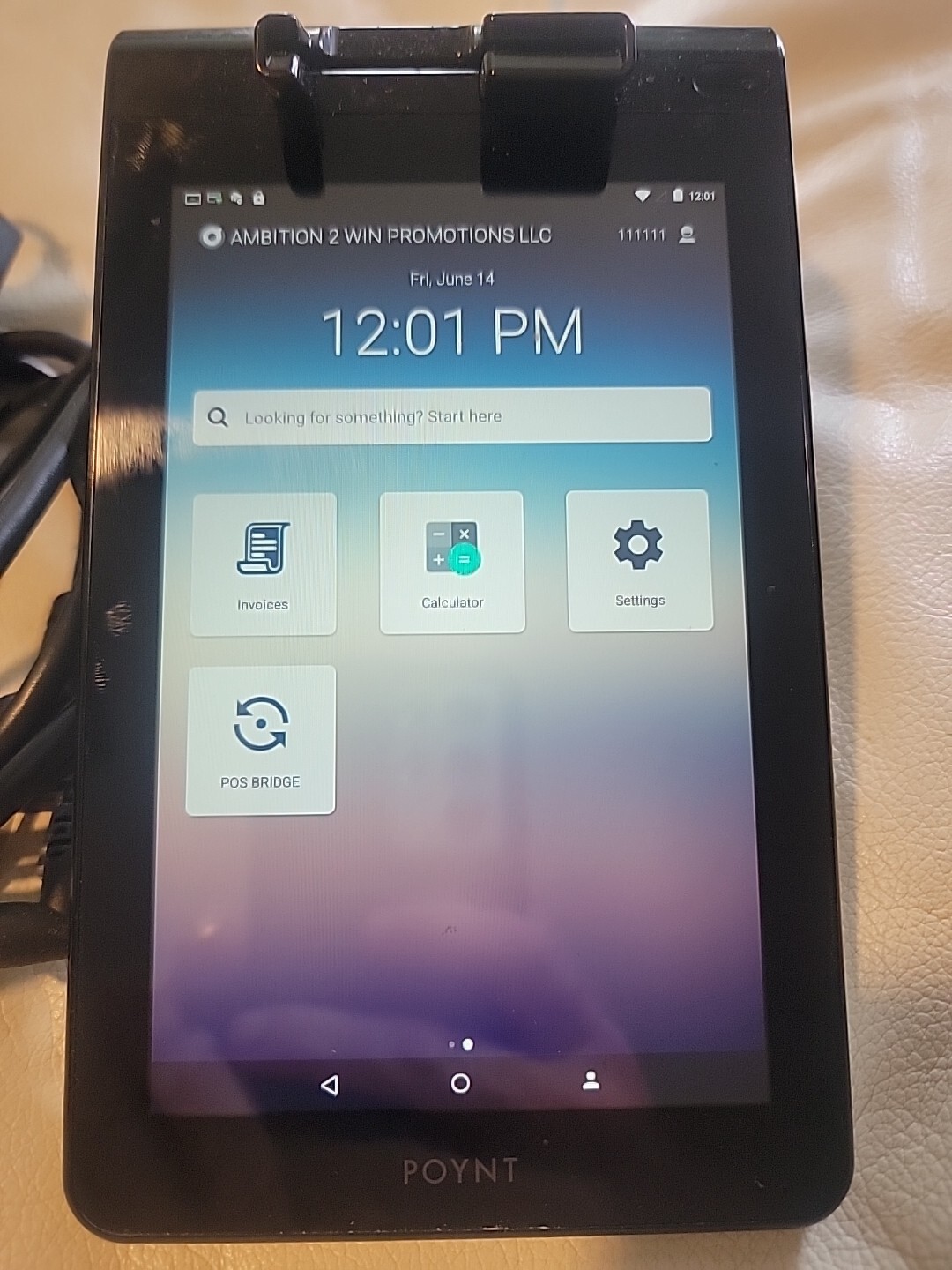 Poynt smart terminal-P3303…V2.0