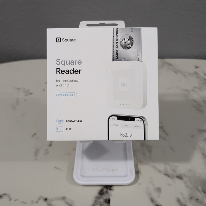 Square Contactless & Chip Reader 2nd Gen Wireless iOS/Android A-SKU-0792